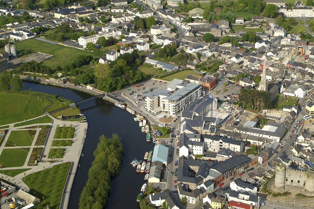 Carlow Town Aerial Image