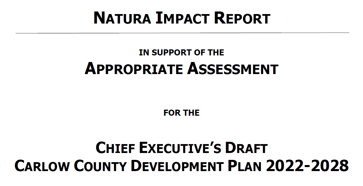 Natura Impact Report cover