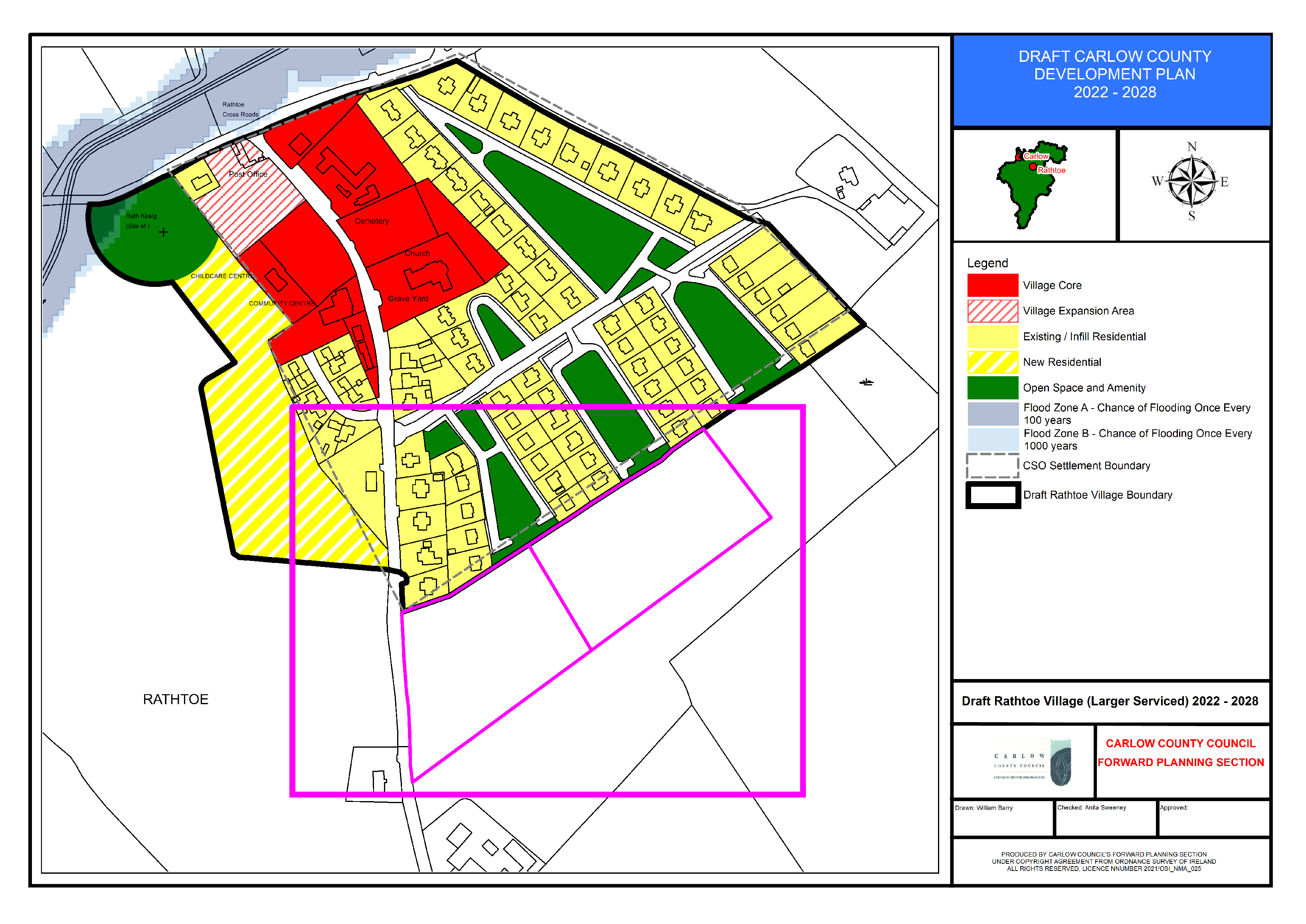 Draft Rathtoe Village (Larger SErviced) 2022-2028